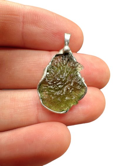 Moldavite pendant