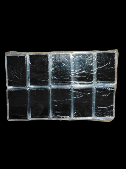 Pack of 20 pcs of boxes for mineral samples (black)