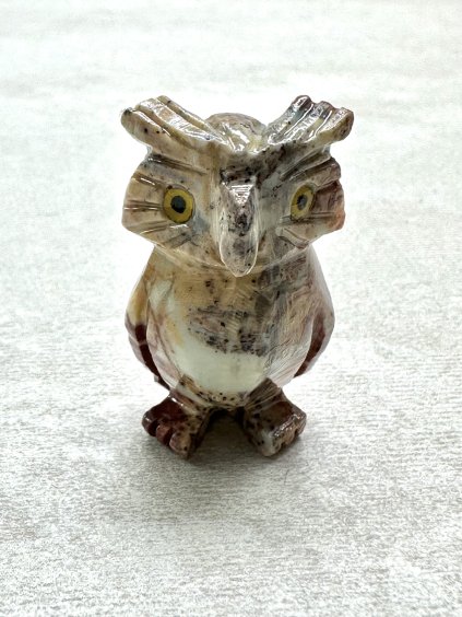 Tierchen aus Speckstein – Eule