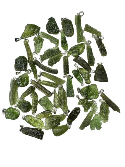 Silber Moldavite Schmuck – 115g