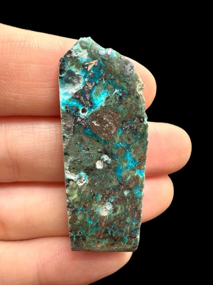 Chryzokol s přírodní mědí 8,1g – soustroví Moluky, Indonésie