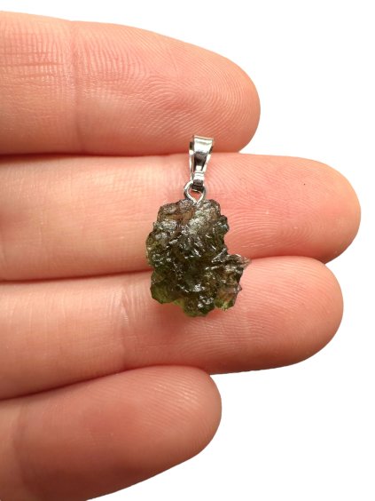Moldavit Anhänger 0,9g
