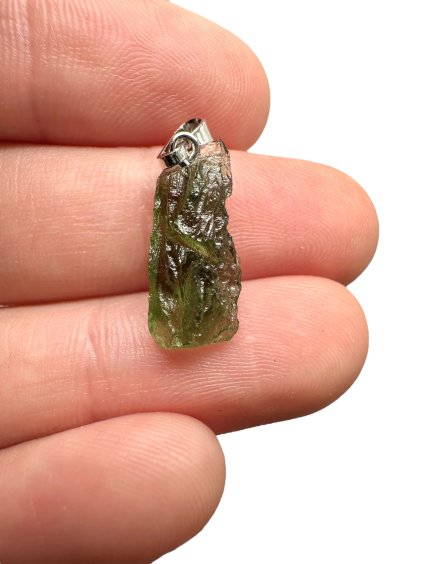 Moldavit Anhänger 0,9g