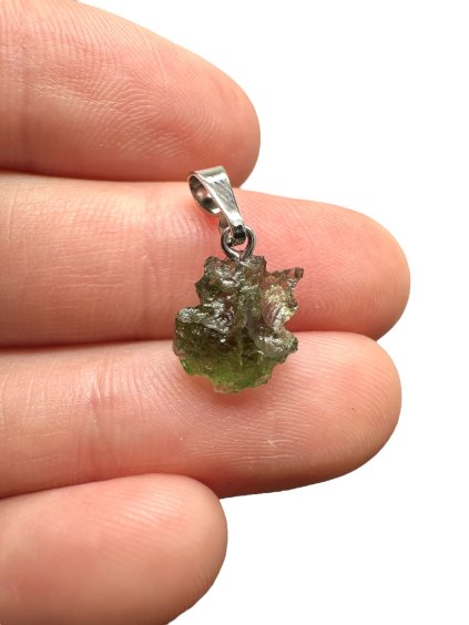 Moldavit Anhänger 0,6g