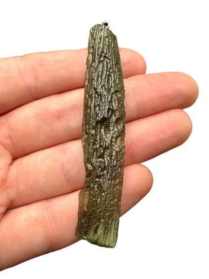 Silber Moldavit Anhänger 9,3g