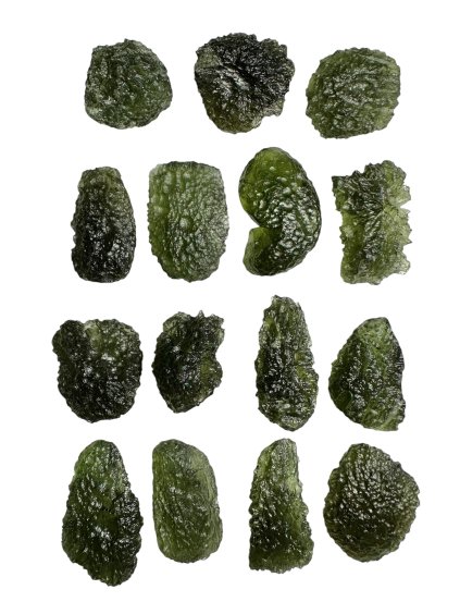 Jewellery moldavites – 52,2g