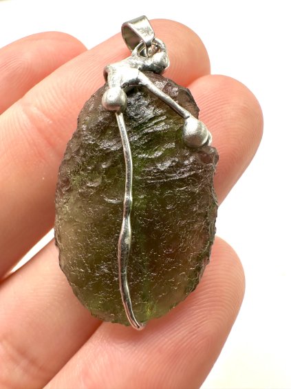 Moldavite pendant
