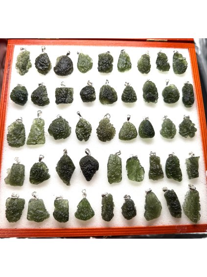 Silber Moldavite Schmuck – 210g