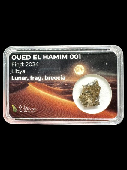 Lunar meteorite Oued el Hamim 001 – 0,7g – Libya