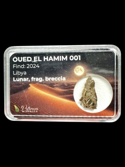 Mondmeteorit Oued el Hamim 001 – 0,6g – Libyen