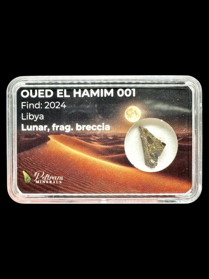 Mondmeteorit Oued el Hamim 001 – 0,3g – Libyen