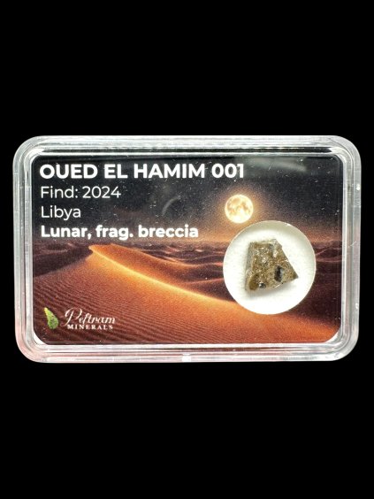 Lunar meteorite Oued el Hamim 001 – 0,4g – Libya