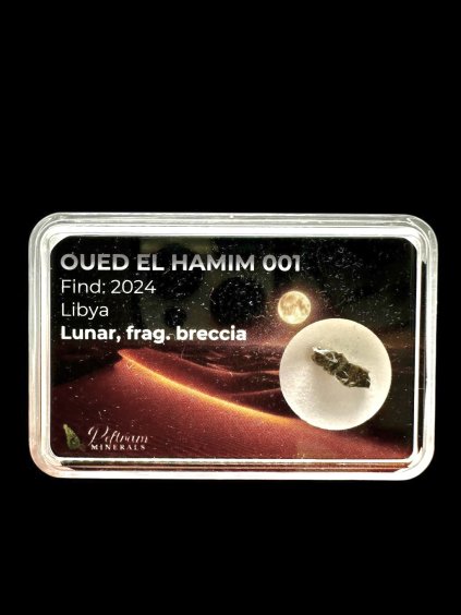 Lunar meteorite Oued el Hamim 001 – 0,1g – Libya