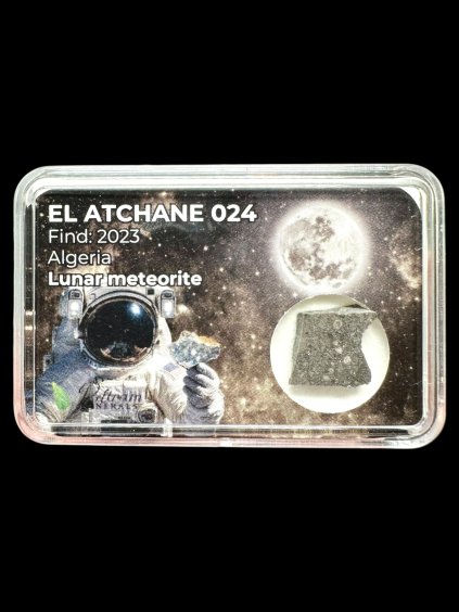 Lunární meteorit El Atchane 024 – 0,5g – Alžírsko