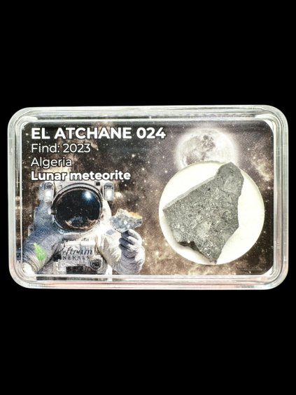 Lunární meteorit El Atchane 024 – 1,2g – Alžírsko