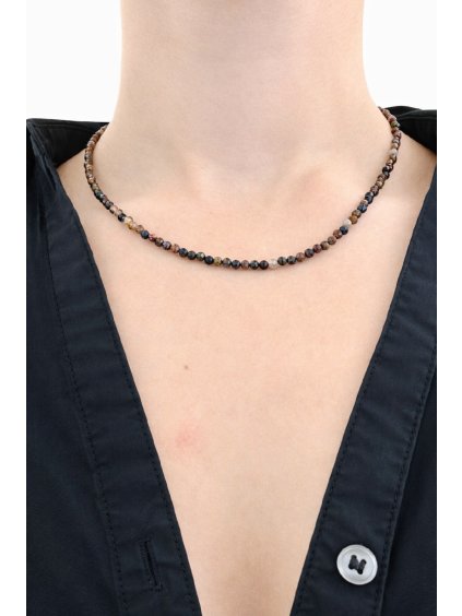 Petersite necklace 45 cm