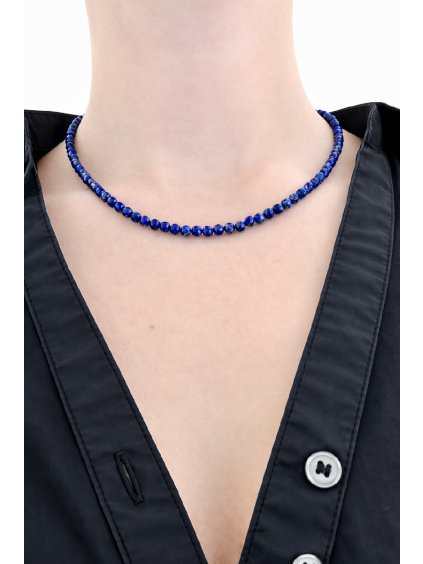 Lapis necklace 45 cm (4,5mm)