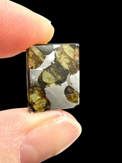 Meteorit Pallasit Brahin 2,1g – Extra Qualität – Belarus