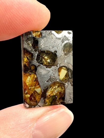 Meteorite Pallasit Brahin 4,4g – Extra Quality – Belarus