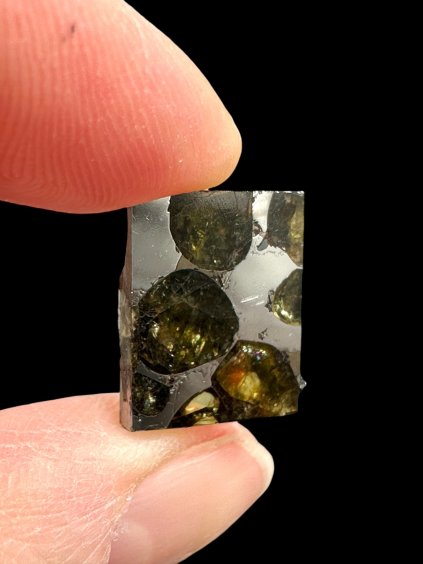 Meteorite Pallasit Brahin 2,1g – Extra Quality – Belarus