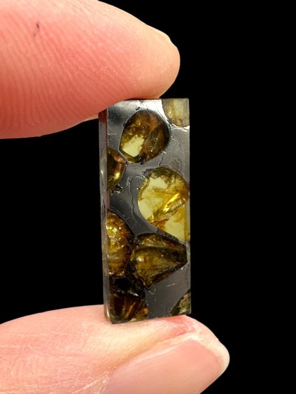 Meteorite Pallasit Brahin 2,1g – Extra Quality – Belarus