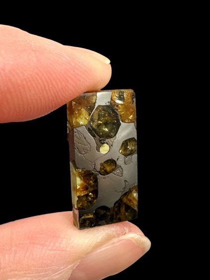 Meteorit Pallasit Brahin 2,6g – Extra Qualität – Belarus