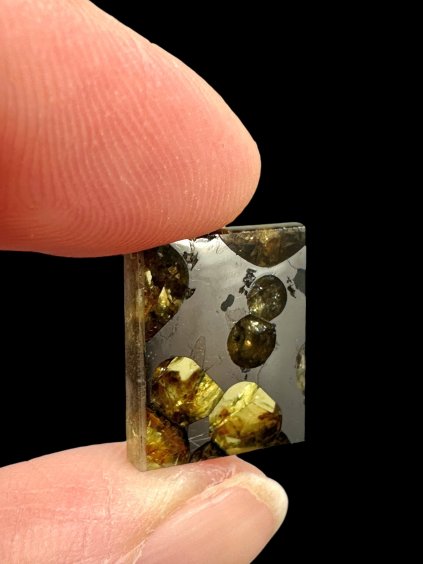 Meteorite Pallasit Brahin 2,2g – Extra Quality – Belarus