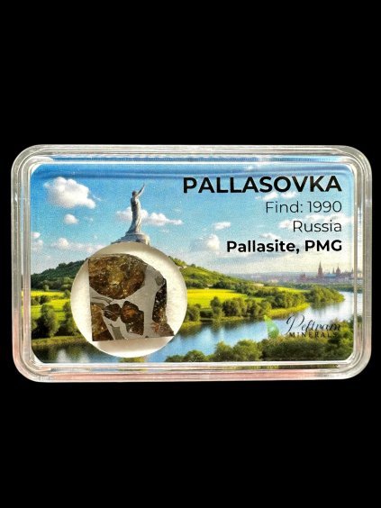 Meteorit Pallasit Pallasovka 2,3g – Rusko