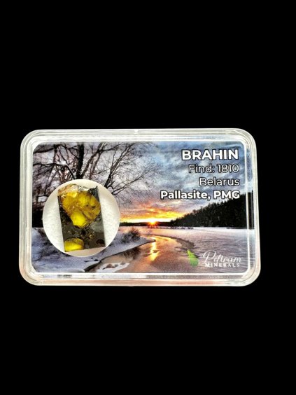 Meteorite Pallasit Brahin 1,6g – Extra Quality – Belarus