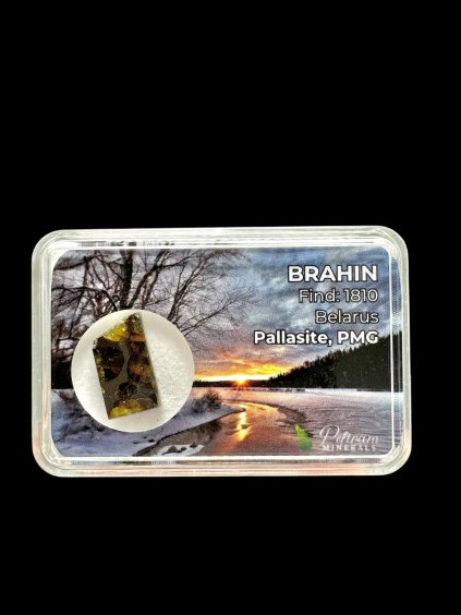 Meteorite Pallasit Brahin 1,2g – Extra Quality – Belarus