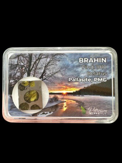 Meteorit Pallasit Brahin 2,4g – Extra Qualität – Belarus
