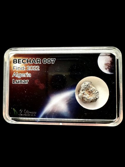 Lunární meteorit Bechar 007 – 0,8g – Alžírsko