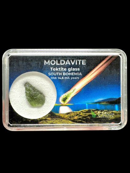 Moldavite in box – Olesnice
