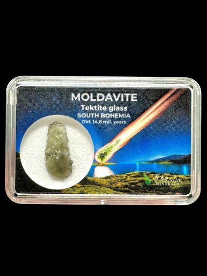 Moldavite in box – Olesnice