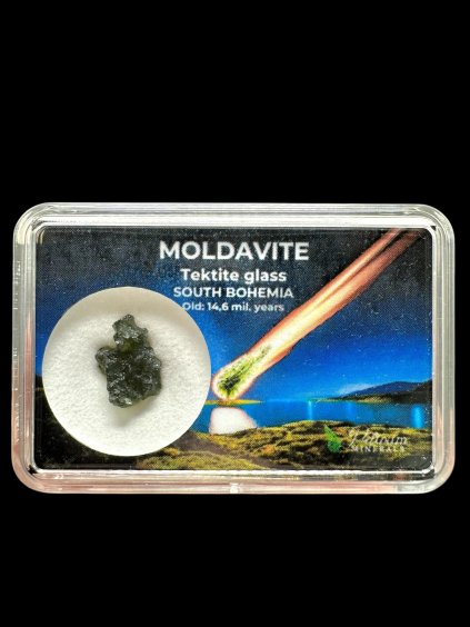 Moldavite in box – Olesnice