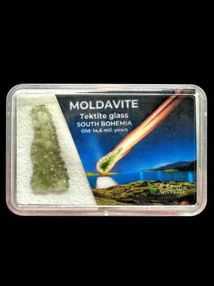 Moldavite in box – Olesnice