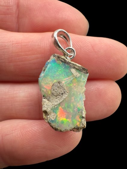 Silber Edelopal Anhänger