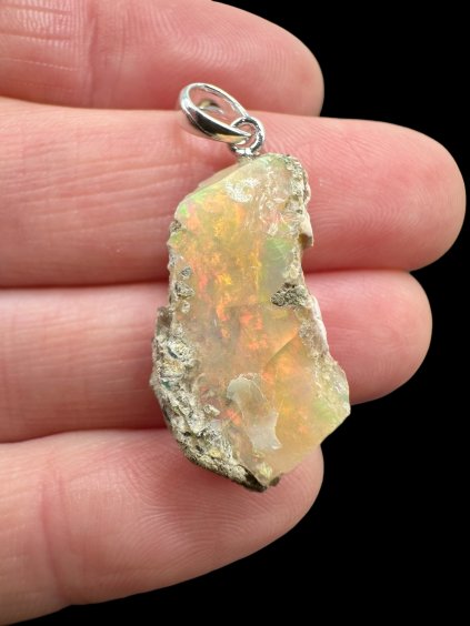 Silber Edelopal Anhänger