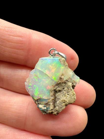 Silber Edelopal Anhänger