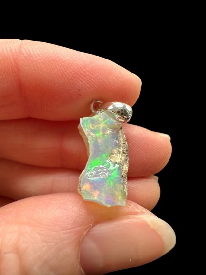 Silber Edelopal Anhänger