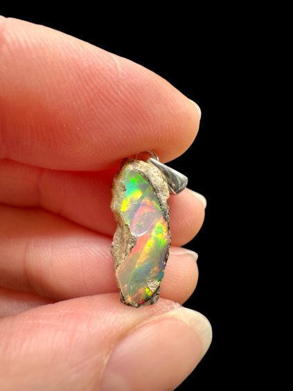 Silber Edelopal Anhänger