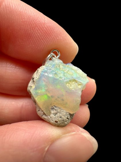 Silber Edelopal Anhänger