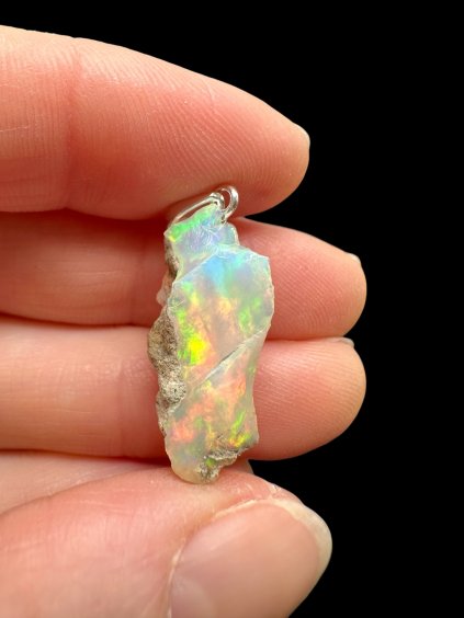 Silber Edelopal Anhänger