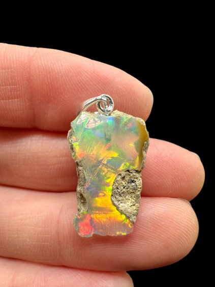 Silber Edelopal Anhänger