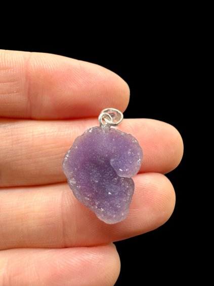 Silber Traubenchalcedon Anhänger