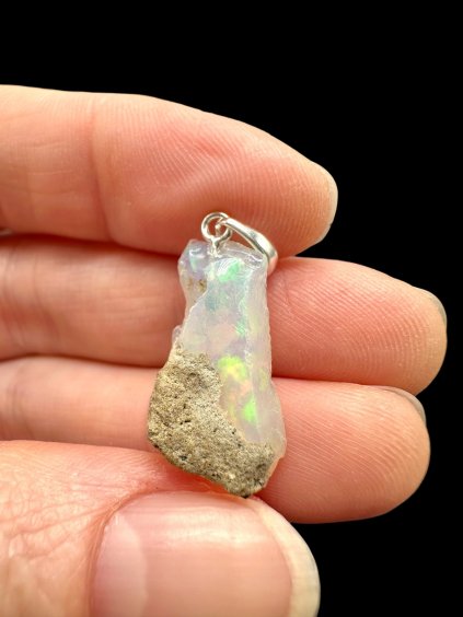 Silber Edelopal Anhänger