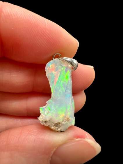 Silber Edelopal Anhänger