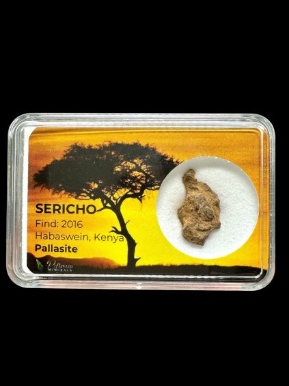 Meteorit Pallasit Sericho 1,9g – Keňa