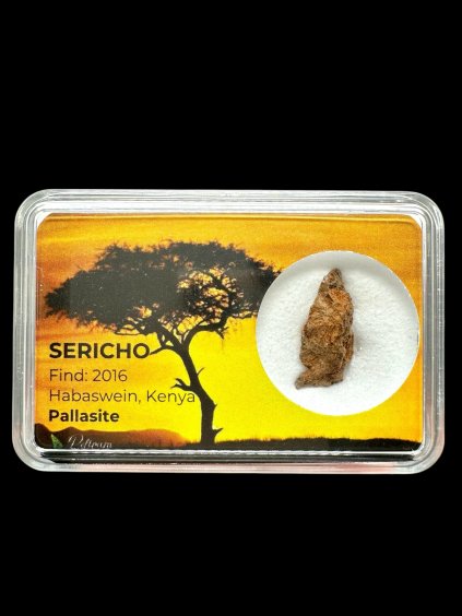 Meteorit Pallasit Sericho 0,8g – Kenia