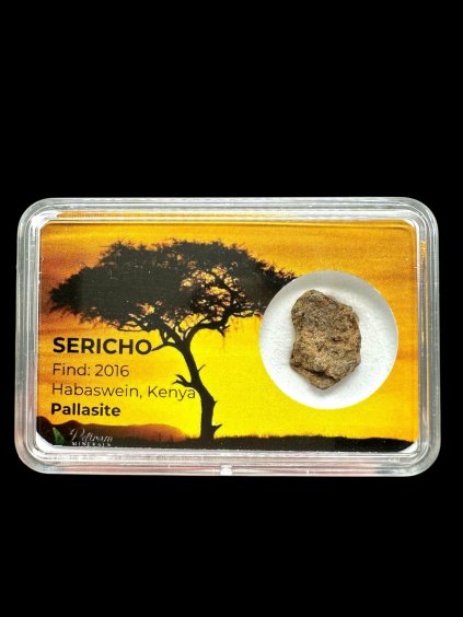 Meteorit Pallasit Sericho 1,8g – Keňa